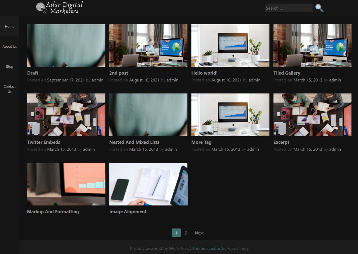 CreatorWP WordPress Theme